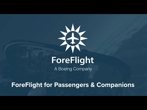 ForeFlight for Passengers and Companions