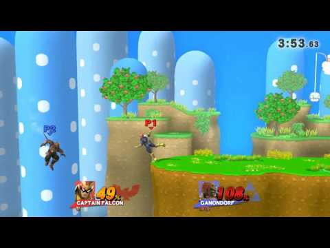 WTF THIS EPIC CLASH THO FALCON PUNCH SUPER SMASH BROS 4