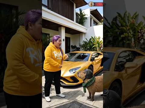 Rumi Gembrot Mengambil Kursi Jelly Capybara... dan mendapatkan hukuman #kapybara