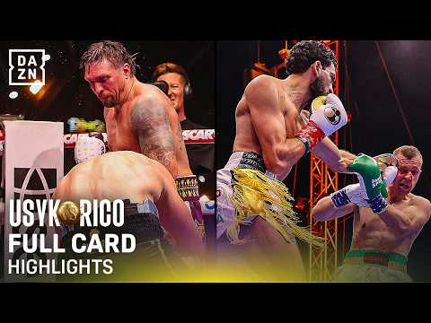 Official Full Card Fight Highlights | Oleksandr Usyk vs. Rico Verhoeven