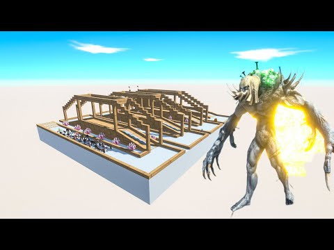 Escape From Fire Scourge  - Last Survivor - Animal Revolt Battle Simulator