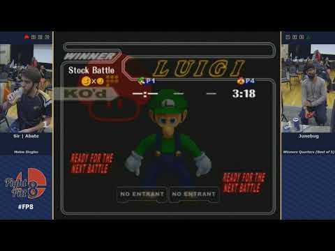 FP8 | SIR | Abate (Luigi) vs. Junebug (Sheik) | Winner's Quarters