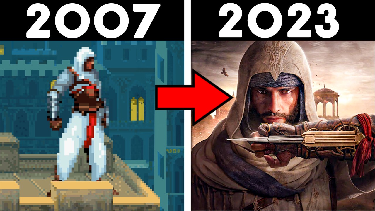 EVOLUÇÃO INCRÍVEL DE ASSASSIN'S CREED
