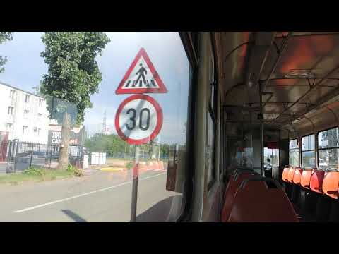 Mitfahrt T4D-ZR der Straßenbahn Oradea (ex. MVB 1206)