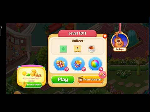 Matchington Mansion Level 1011 - My No Booster Level / iOS/Android