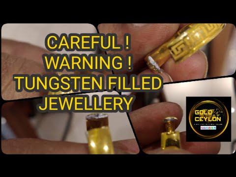 Careful ! From Tungsten filled Jewellery