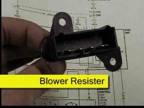 Blower motor resister replacement DIY, Jeep Wrangler TJ