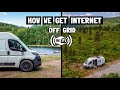 HOW WE GET INTERNET IN OUR VAN Our OFF GRID WI FI Set Up For Campervan Or Motorhome