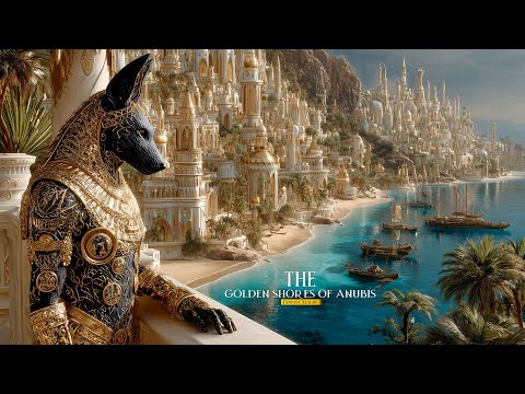 The Golden Shores of Anubis | Surreal Fantasy AI Art & Cinematic 4K Visuals