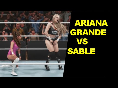 WWE 2K19 Ariana Grande vs Sable - Knockout Match