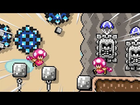 Super Mario Maker 2 - Collapsing Cavern & 3 Other Speedruns