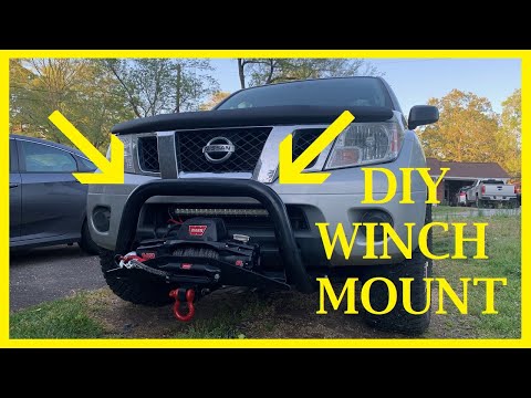 DIY Front Reciever Winch Mount with Bull Bar - Nissan Frontier