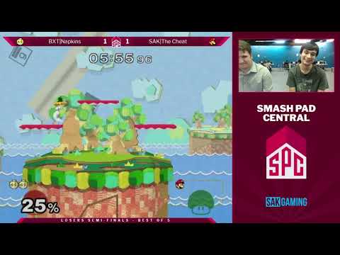 SPC 80 Losers Semis - BXT|Napkins (Peach) vs The Cheat (Luigi)