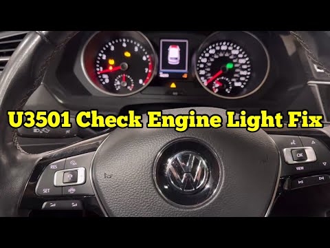 U3501 Code : Here’s the Fix Volkswagen Tiguan Check Engine Light