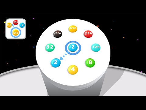 Circle Merge 3D - Roll Merge 2048