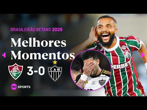 FLUZÃO ATROPELA O GALO COM GOLAÇO DE CONTRA-ATAQUE! FLUMINENSE 3X0 ATLÉTICO-MG | MELHORES MOMENTOS