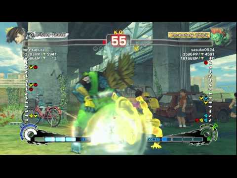 SSFIVAE~ Yang (mnz kabura) vs.  Blanka (sasuke0924) HD