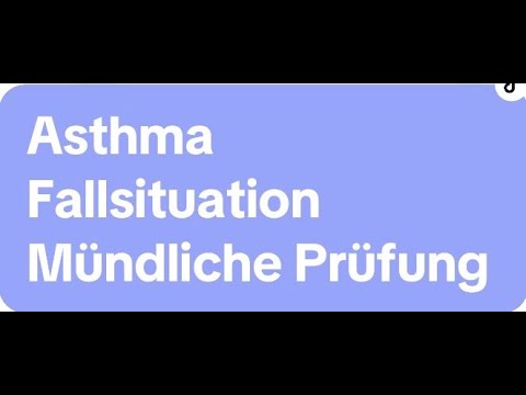 Mündlische prüfung Fallsituation Asthma Kind#pflegeausbildung #germany #fürdich #mündlicheprüfung
