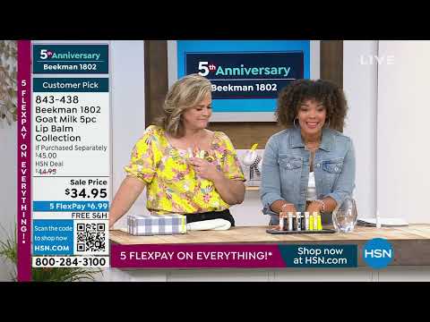 HSN | Beekman 1802 Beauty 5th Anniversary - All On Free Shipping 08.25.2023 - 12 PM