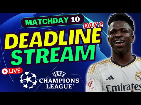 UCL FANTASY MATCHDAY 10 PLAYOFFS DAY 2 DEADLINE STREAM | CHAMPIONS LEAGUE FANTASY TIPS 2025/26