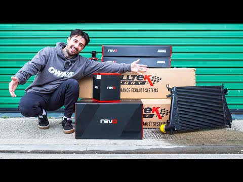 UNBOXING VW GOLF R PARTS!!! REVO STAGE 2!!!