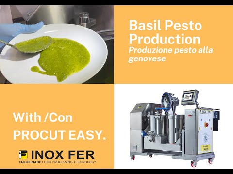 Basil Pesto with the Industrial Cooker Pro Cut Easy
