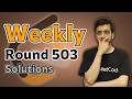 LeetCode Weekly 503 Solutions By Former LeetCode Contest Coordinator
