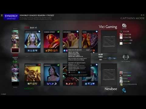 Dota 2 Synergy League: Season 2 - Vici Gaming vs Newbee - Game 2