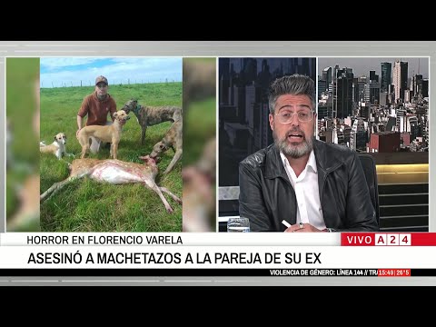 🚨 HORROR  EN FLORENCIO VARELA: ASESINÓ A MACHETAZOS AL NOVIO DE SU EX Y LO GRABÓ CON CELULAR