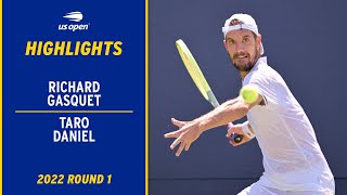 Taro Daniel vs. Richard Gasquet Highlights | 2022 US Open Round 1