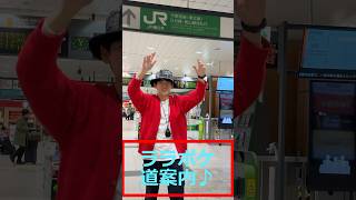 #梵天ゆず太郎 が #宇都宮駅 西口の【ララポケット】まで道案内♪