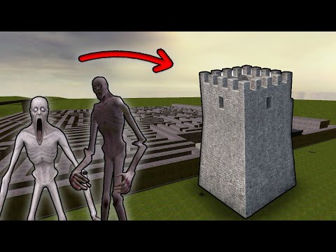 Scary SCP-096 vs Towers In Garry's Mod! part 4