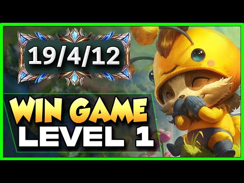 THE WAY TO WIN FROM JUNGLE STARTING LEVEL 1 - League of Legends
