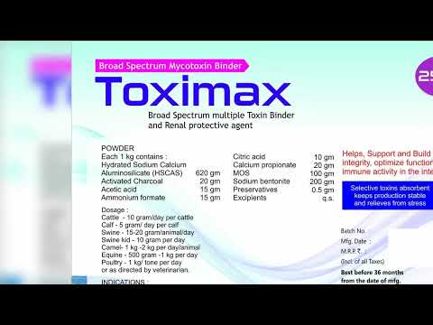 Toxin binder for cattle, packaging type: bag, packaging size...