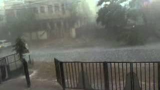 preview picture of video 'Hailstorm + Rains @ Jaipur , Chitrakoot'