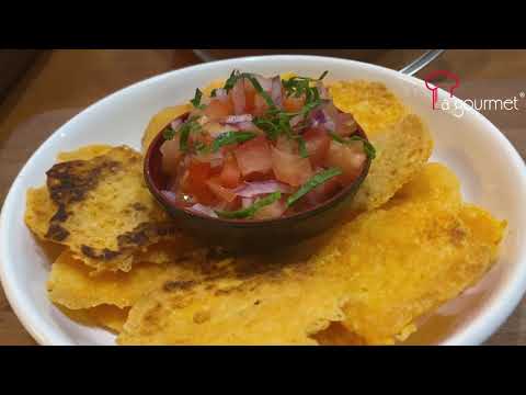 La gourmet Copper Diamond Frying Pan - Cheese Crisps