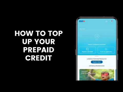 How to Top Up Your Prepaid Credit Using the RHB Mobile Banking App