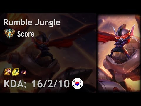 Rumble Jungle vs Sejuani - Score - KR Challenger Patch 7.14