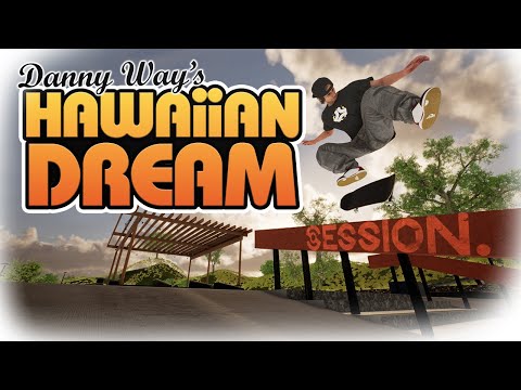 This Is How A SKATE 3 Map Looks in SESSION ( Danny Way's Hawaiian Dream )