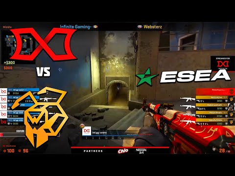 DERBY! | Infinite vs Websterz | ESEA Season 40 - EU - CSGO Advanced - HiGHLiGHTS | CSGO