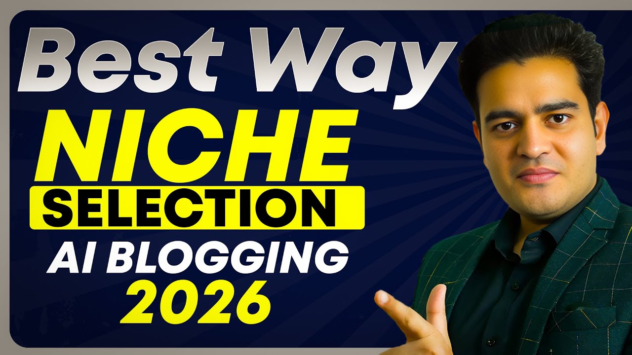 How To Select Niche for Blogging 2026 | AI Blogging Course in Hindi by Marketing Fundas