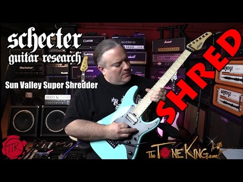 Schecter Sun Valley Super Shredder Guitar - Demo & Review