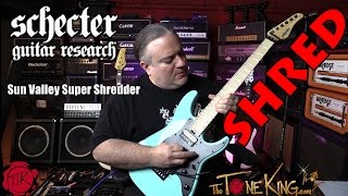 Schecter Sun Valley Super Shredder Guitar - Demo & Review