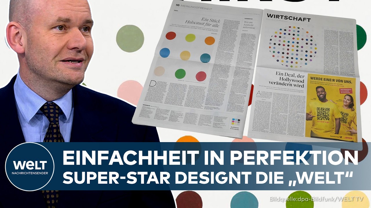 KÜNSTLERAUSGABE: Einfachheit in Perfektion! – Dieser Super-Star designt die "WELT"