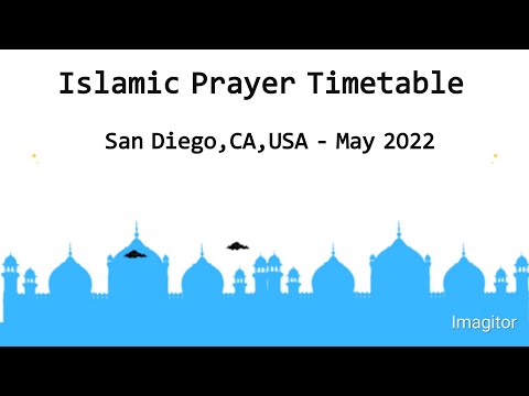Salat Time San Diego