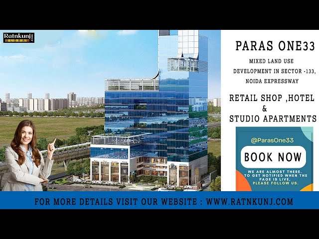 Commercial shop for sale Paras One33 in Sector 133 Noida