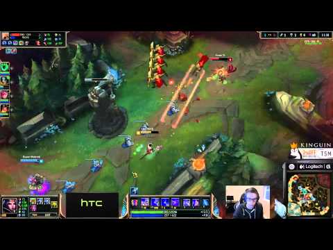 Bjergsen vs Fenix - LeBlanc vs Azir Mid - League of Legends Gameplay