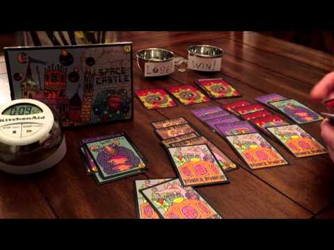 Space Castle Card Game Full Playthrough