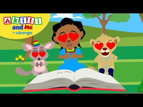 Episode 61: A Book for Happy Hippo  | Full Episode of Akili and Me | Learning videos for kids
