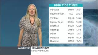 Philippa Drew Weather & Pollen Count 15th June 2014